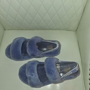 Ugg Soft Lilac Fuzzy Women's Slippers